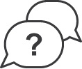 question mark chat icon